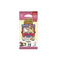Paquet de 6 Cartes: Animal Crossing - New Leaf - Welcome Pack Sanrio