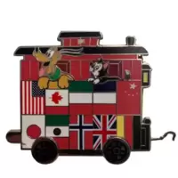Resort Train Mystery Collection - Pluto & Figaro/The World Showcase