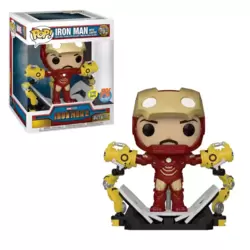 Iron Man 2 - Iron Man with Gantry GITD
