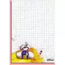 Feuille Diddl format A6 n°25