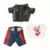 Nuimos Cloths And Accessories - Cruella Inspired Faux Leather Jacket with Graphic T-Shirt and Pants $
