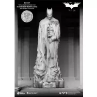 The Dark Knight Memorial Statue White Faux Marble Texture Edition