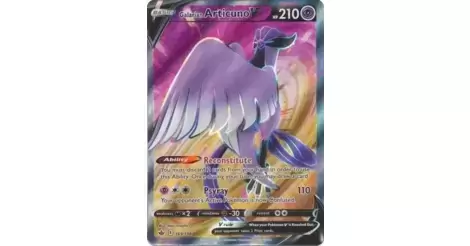 Articuno de Galar V Cartão Pokémon CRE V Full Art em segunda mão