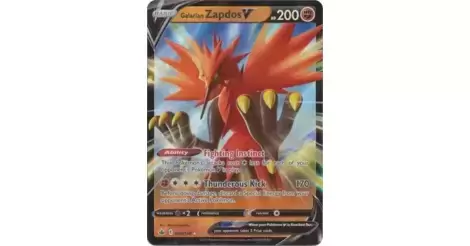 Zapdos galar carta