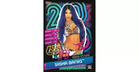 Karte T-14 2020 Star 2020 Reloaded Sasha Banks 
