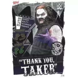 Undertaker - Thank you Taker