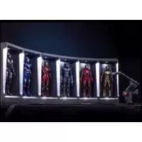Iron Man 3 - Iron Man Hall of Armor - Miniature Collectible Set (Series 2)