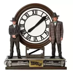 Back to the Future III - Marty and Doc at the Clock - Deluxe Art Scale