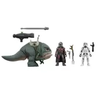 The Mandalorian And Blurrg Vs Stormtrooper