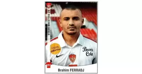 BRAHIM FERRADJ # ALGERIE STADE BRESTOIS 29 CARD PANINI ADRENALYN 2012 