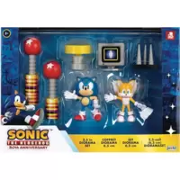 30th Anniversary Sonic & Tails 2.5-Inch Diorama Set
