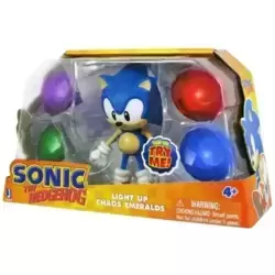 Sonic With Light Up Chaos Emeralds