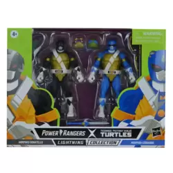 Power Rangers X TMNT - Morphed Donatello & Morphed Leonardo Action Figures 2 Pack