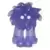 Flumpy Glitter Purple