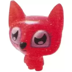 Lady Meowford Glitter Orange