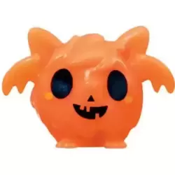 Squidge Orange Pumpkin Head