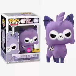 Tasty Peach - Zombie Alpaca Flocked