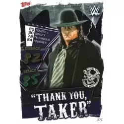 Undertaker - Thank you Taker
