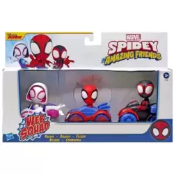 Racers - Ghost-Spider, Spidey & Miles Morales