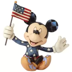Mickey Patriotic Mini Figurine