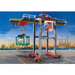 Cargo Crane with Container
