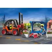 Forklift with Freight