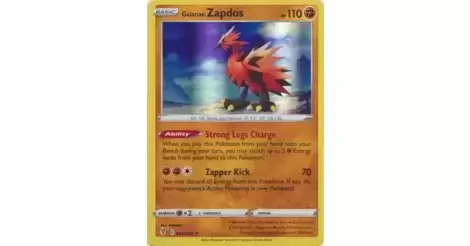  Galarian Zapdos - 082/203 - Holo Rare - Sword & Shield -  Evolving Skies : Toys & Games