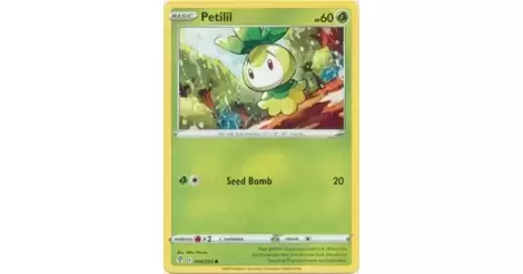 Petilil Evolving Skies Pokemon Card 9 3