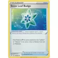 Snow Leaf Badge