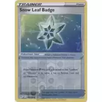 Snow Leaf Badge Reverse