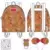 Gingerbread Mickey and Minnie Mouse Mini-Backpack and Ears Headband Set