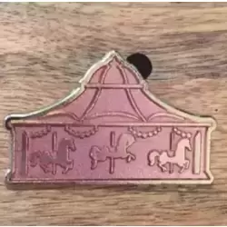 Shanghai Disney Land Grand Opening Pin Set - Carousel