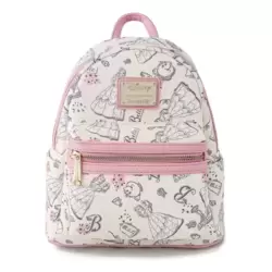 MINI SAC A DOS BELLE CREME AOP / LA BELLE ET LA BÊTE