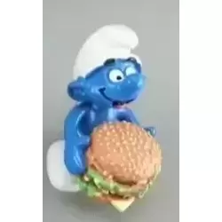 Avec un Hamburger