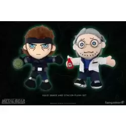 Metal Gear Solid - Snake and Otacon Plush Set