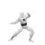 Power Rangers Hasbro - Lightning Collection - Mighty Morphin Ninja White Ranger