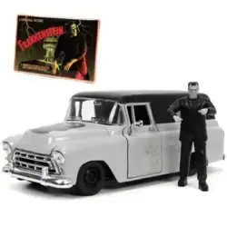 1957 Chevy Suburban With Frankenstein