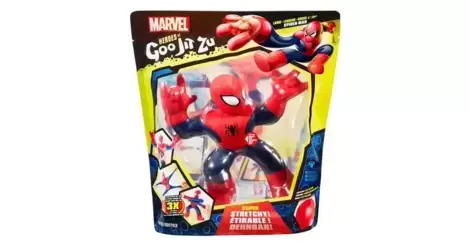 Figurine de collection Goo Jit Zu Figurine Marvel Supagoo Spiderman 21 cm  Rouge et Bleu