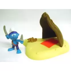 Schtroumpf avec Abri