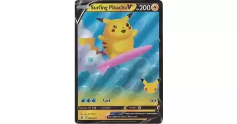Pikachu Surfista-V / Surfing Pikachu-V (08/25)