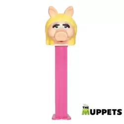 Pez muppet 1991 Miss piggy pink base w/feet