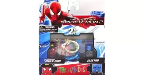 Battle-Damaged Spider-Man & Electro - Marvel Minimates action figure