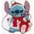 Holidays 2021 Santa Stitch with Pink and Red Present