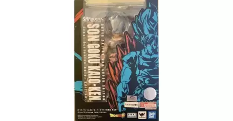 Bandai 2021 NYCC S.H. Figuarts Super Saiyan God Son Goku Kaio-Ken