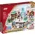 LEGO Holiday & Event Minifigures - Man, Dark Red Jacket, Dark Tan Legs, Dark Bluish Gray Beanie, Ice Stakes