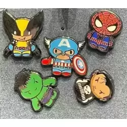 Marvel Mini Chibi Pin Set