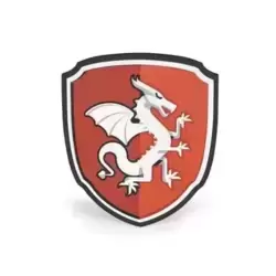 Bouclier Chevalier Dragon en mousse