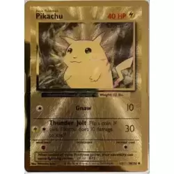 Pikachu Gold Metal