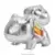 Pokemon Plush - 25th Celebration - Silver Bulbasaur
