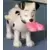 Dalmatian Holding pink slippers in mouth with green collar windup